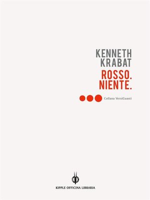 cover image of ROSSO.NiENTE.